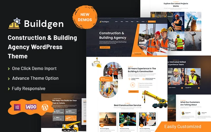 Buildgen – Construction & Building Agency WordPress Theme