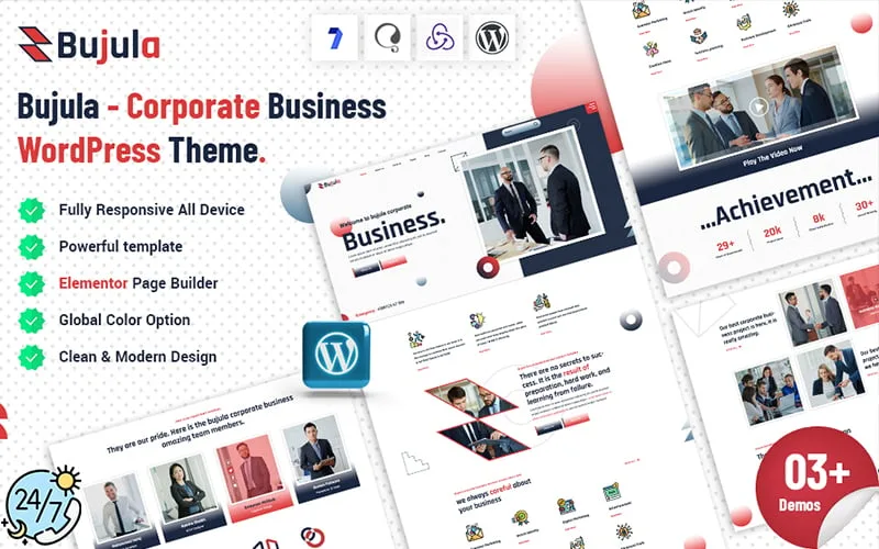Bujula – Corporate Business WordPress Theme