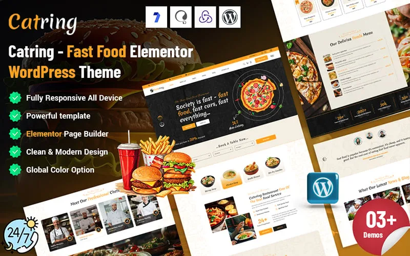 Catring – Fast Food WordPress Theme