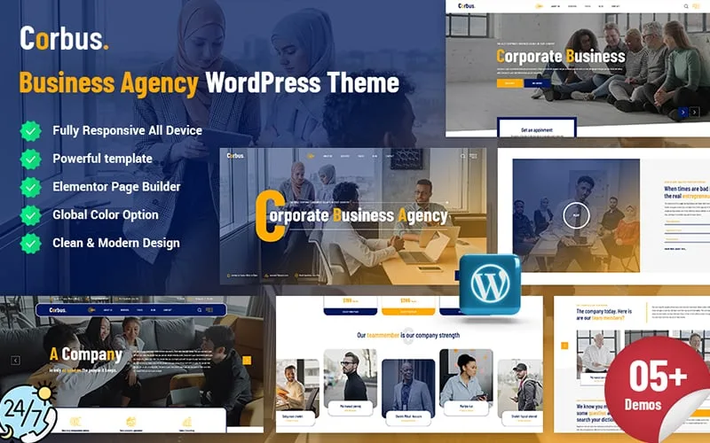 Corbus – Business Agency WordPress Theme