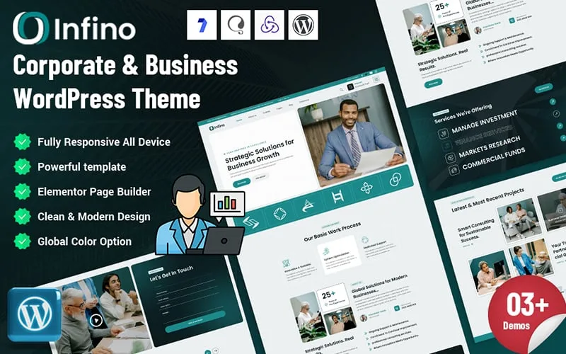 Infino – Corporate Business WordPress Theme