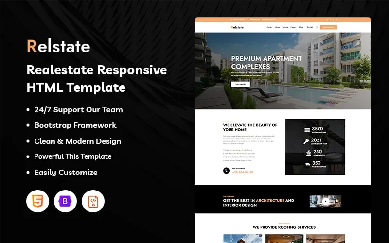 Rels – Single Property and Real Estate Website Template