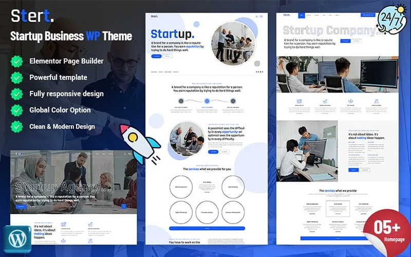 Stert – Startup Business WordPress Theme