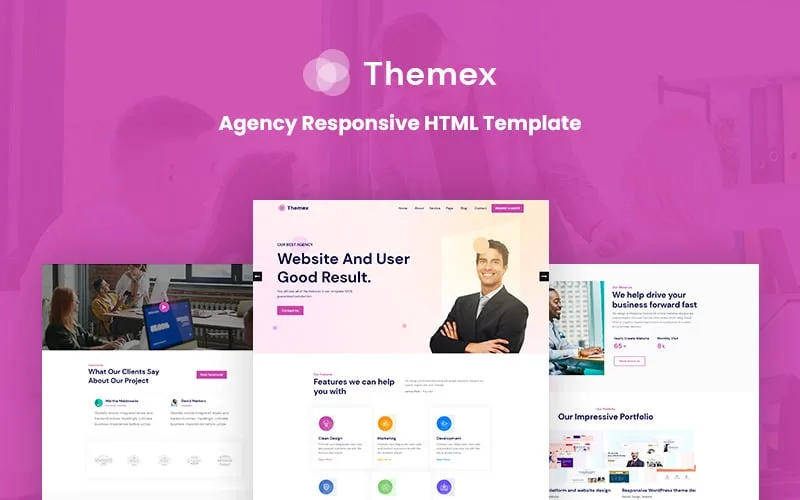 Themex – Agency HTML5 Responsive Website Template