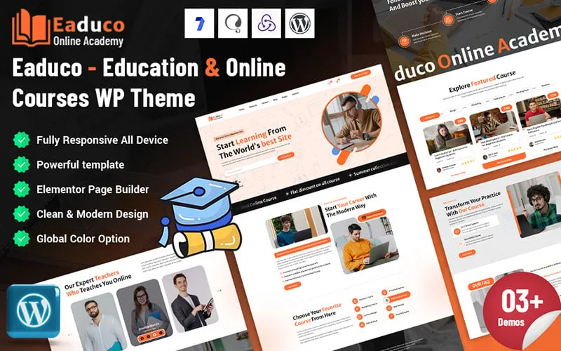 Eaduco – Education & Online Courses WordPress Theme