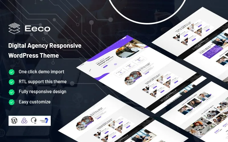 Eeco – Digital Agency Responsive WordPress Theme